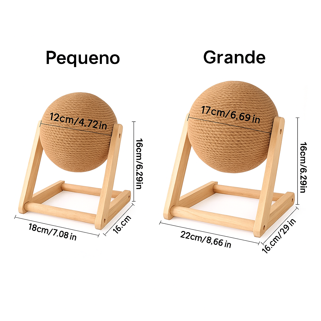 Sisal Scratching Ball for Cats β Toy and Claw Sharpener