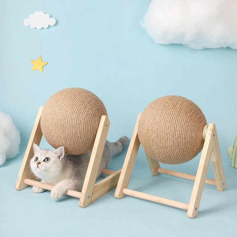 Sisal Scratching Ball for Cats β Toy and Claw Sharpener