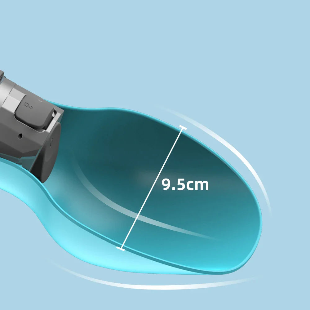 Portable 800ml Water Bottle with Feeder for Dogs โ Perfect for Travel