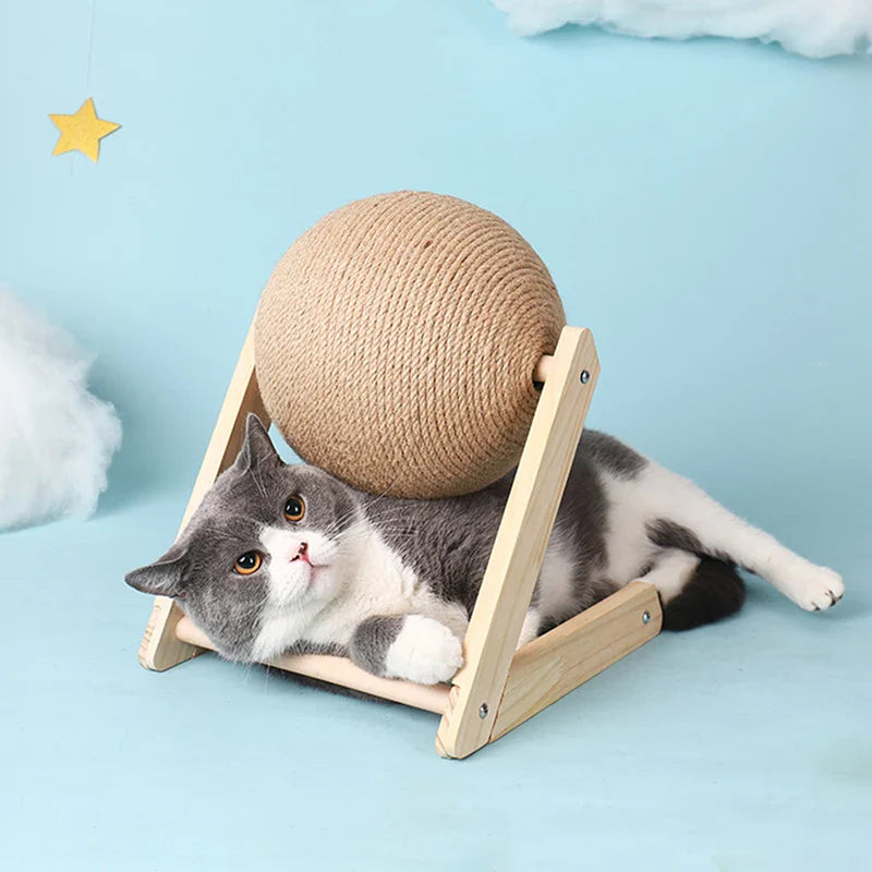 Sisal Scratching Ball for Cats – Toy and Claw Sharpener