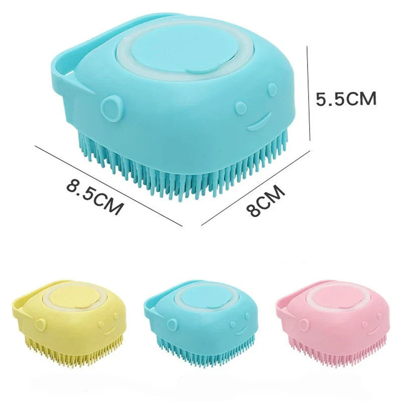 Pet Bath & Massage Glove – Soft and Safe Silicone