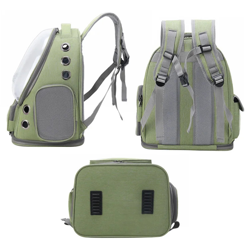 Transparent Pet Backpack – Comfortable for Travel and Walks