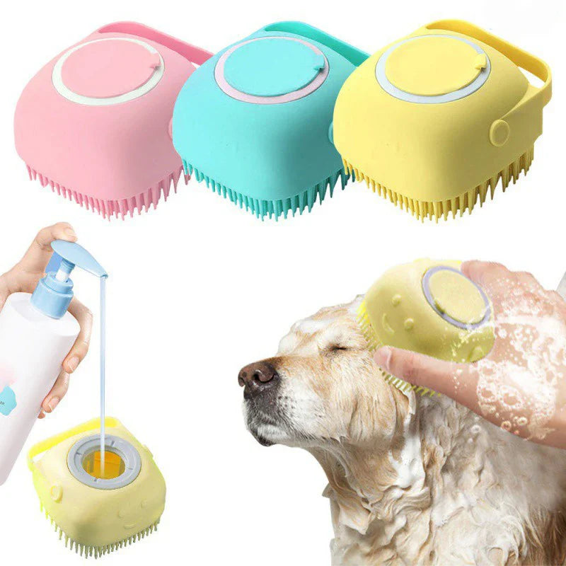 Pet Bath & Massage Glove – Soft and Safe Silicone