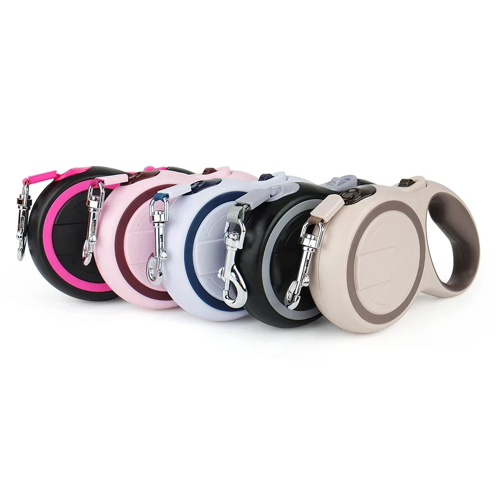 Retractable Dog Leash 3m/5m – Durable and Strong Nylon