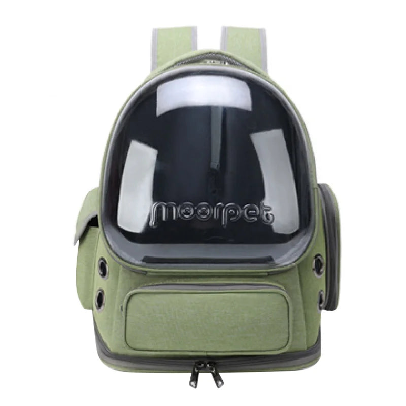 Transparent Pet Backpack – Comfortable for Travel and Walks